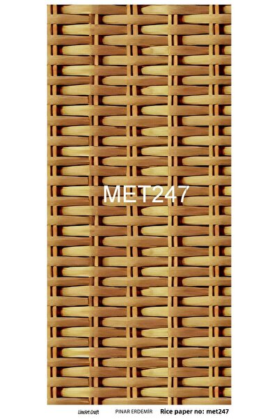 LİNEART Lineart Brass Decopage Paper No:Met247- 30X66Cm