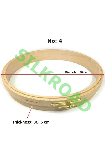 Nurge بكرة ثقب خشبية رقم: 4 - القطر: 20 سم