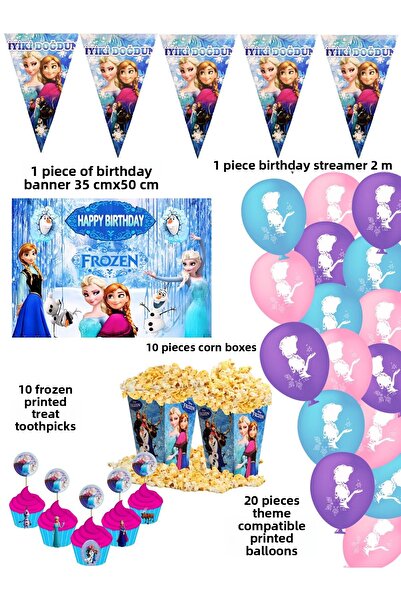 snowparty Cutie tematică cu tematică egipteană, scobitori, banner, ornamente ...