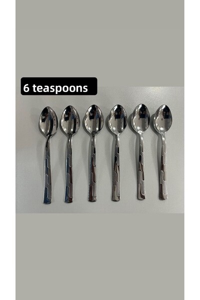Doğuş Pazar Set of 6 Sweet Spoons with 1.5ml Capacity