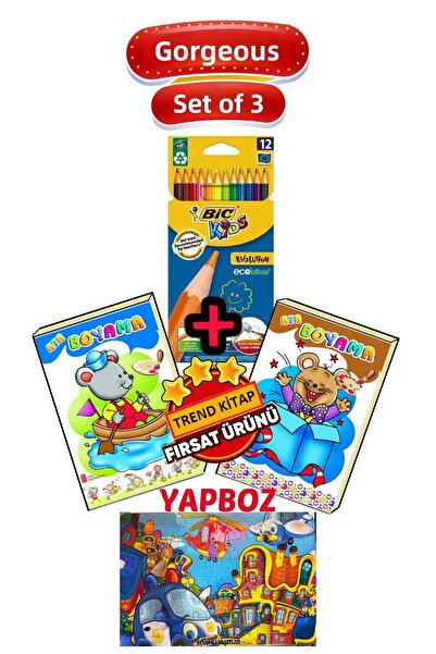 Bic قلم تلوين جاف للأطفال 12 لونًا من تروبيكولور