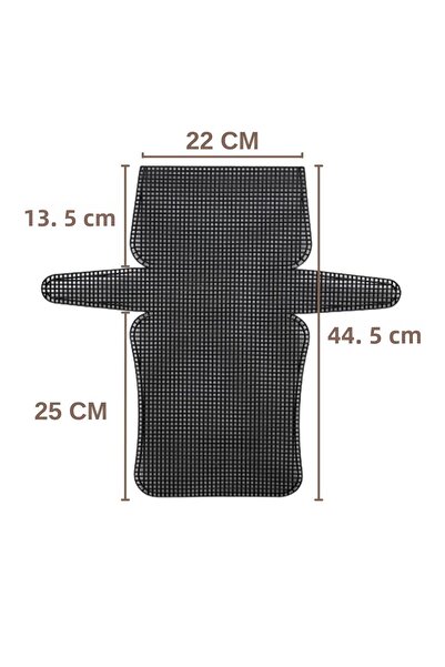 SENSY Πλαστική τσάντα καμβάς μαύρη 22 cm - 44,5 cm αξεσουάρ τσάντας και αξεσουάρ τσάντας