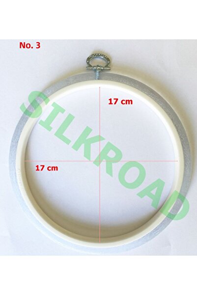 Nurge رقم: 3 بكرة لوحة بلاستيكية شفافة مستديرة - 17 سم - 10 مم