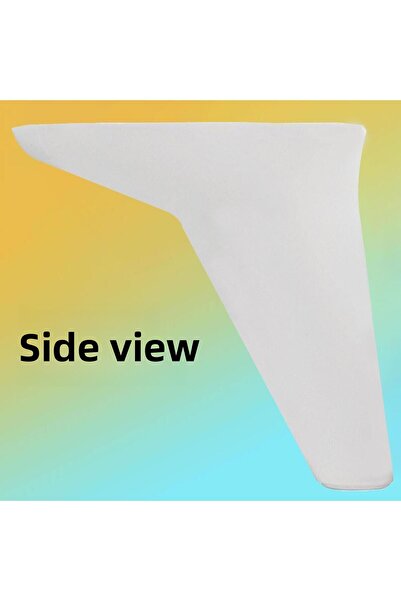 Badem10 Set of 20 Aspen Luxury Furniture Armchair Sofa Tv Unit Upgrade Support Leg 12 cm White Feet