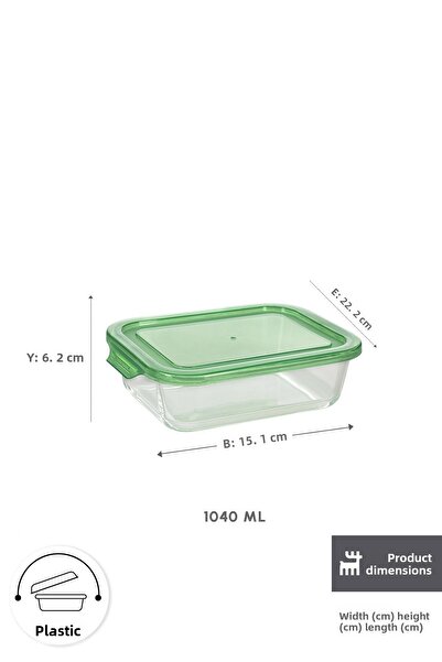 Karaca Lucy Storage Container with Glass Chamber 1040 ml