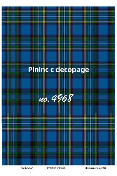 LİNEART ورق ديكوباج نحاسي Lineart رقم: L4968 - 29x42 سم