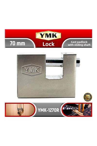 YMK قفل منزلق من الحديد الزهر |   70 ملم |   YMK-1270R