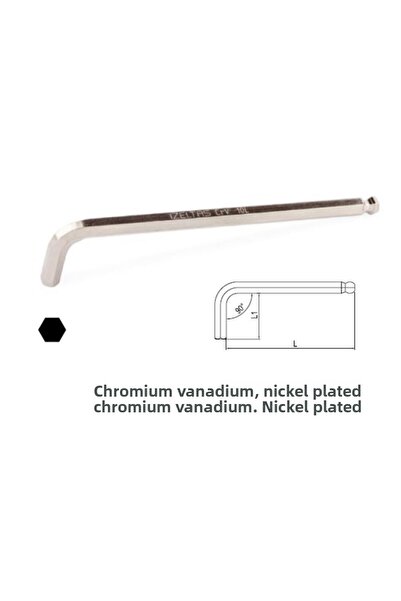 İzeltaş مفتاح ألن سداسي الزوايا طويل الحجم Y. 1.5 ملم