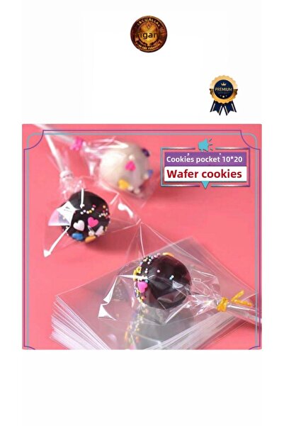 figanlar ambalaj 100 bucăți 10x20 plat transparent gelatină lucioasă prăjitur...