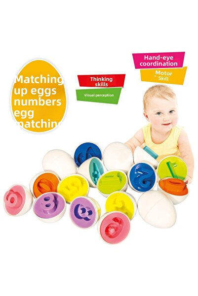 Circle Toys 10-Piece Egg Matching Numbers