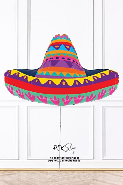 PEKSHOP بالون على شكل قبعة مكسيكية، بالون جرابو، بالون المهرجان