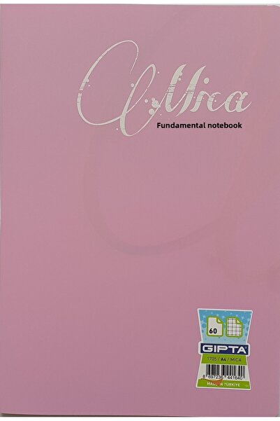 Gıpta A4 60 Yap. Пластмасов лилав тефтер Kareli