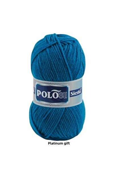 Polosu (5 bucăți) Siesta Soft 231 Petrol fire de tricotat manual pentru vestă, cardigan, eșarfă, pulover