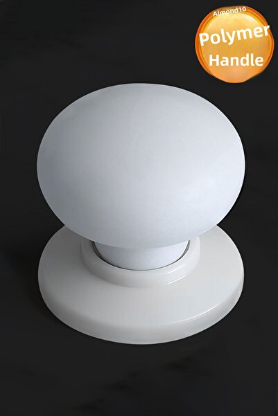 Badem10 Buton din plută polimerică (ALB) Mobilier cu blat Sertar de bucătărie...