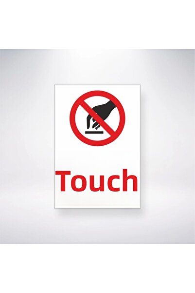 Reysa Tasarım لا تلمس ملصق 20×28 سم