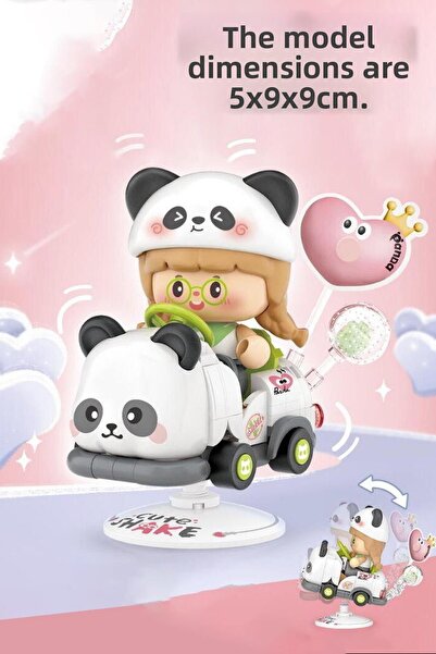 Vagonlife Loz Creative Series Swinging Black and White Panda Model 188 Piece Toy Building Set Fflz-4307