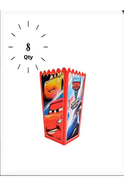 Ebru Cars Corn Box 8 Pieces