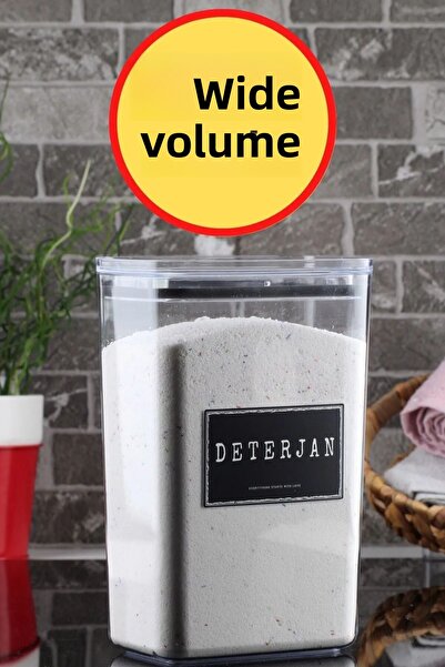 EA Home Concept صندوق تخزين منظف الغبار بغطاء مفرغ مستطيل الشكل 3.1 لتر 1 قطعة