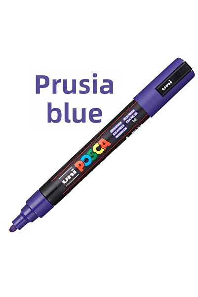 Uni Prussian Blue Posca Marker - 5m (1.8-2.5mm)
