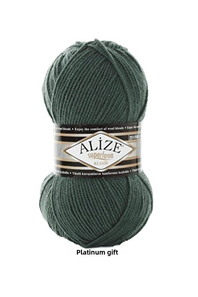 Alize 5 bucăți) Superlana Classic 469 Çağla fire de tricotat manual pentru ve...