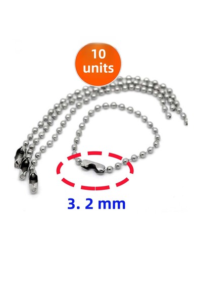 Etsylight 3.2 ملم، مشبك إغلاق لسلسلة الكرات، مشبك إغلاق لسلسلة حامل البطاقات،...