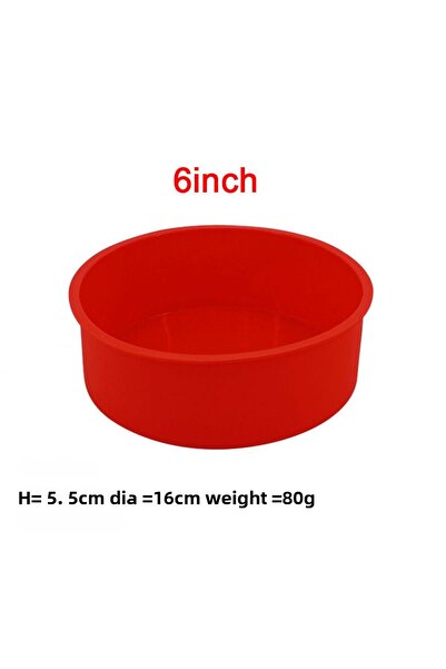 Choice red 6inch 4 5 6 7 8 10 Inch Round Cake Mold Silicone Molds for Cakes Nonstick Cake Pan Baking Forms