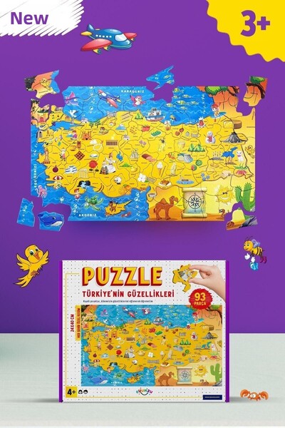 Oyunzu دعونا نتعلم ألغاز الجمال في بلادنا المكونة من 93 قطعة