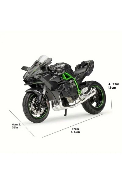 Maisto Simulation 1:12 DIY Assembly Alloy Kawasaki Ninja H2R Motorcycle Model