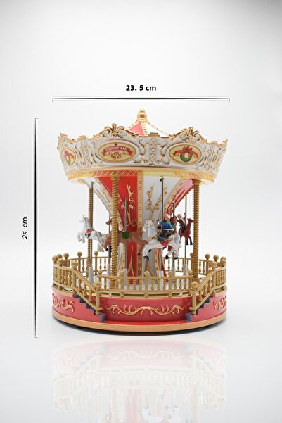 Waldern مجموعة مميزة من زينة عيد الميلاد كاروسيل 24 سم