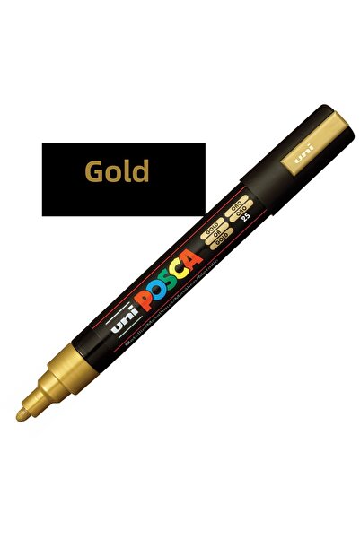Uni Posca Gold Marker - Pc5m (1.8-2.5mm) 5m