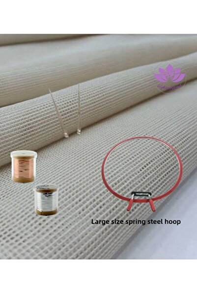LİLYHOBBYLAND Wire Breaking Starter Kit (cream Square Tulle, 2 Pieces Crown W...