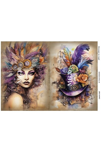 LİNEART ورق ديكوباج نحاسي موديل MG20