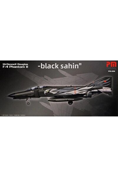 PM F-4 فانتوم 2 موديل بلاك هوك مجموعة أدوات طائرة بلاستيكية غير مجمعة