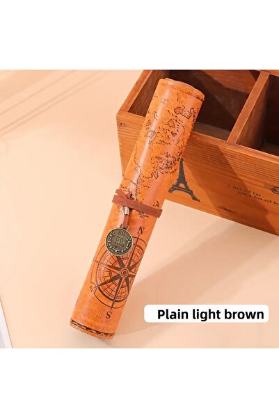 darko خمر حامل قلم من الجلد البني خريطة الكنز البحرية pencelcase البوصلة صندوق القلم هدية