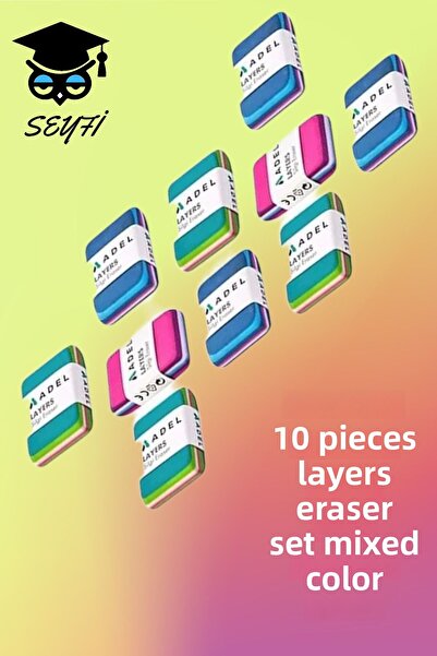 Adel Radieră Layers 10 bucăți culori mixte
