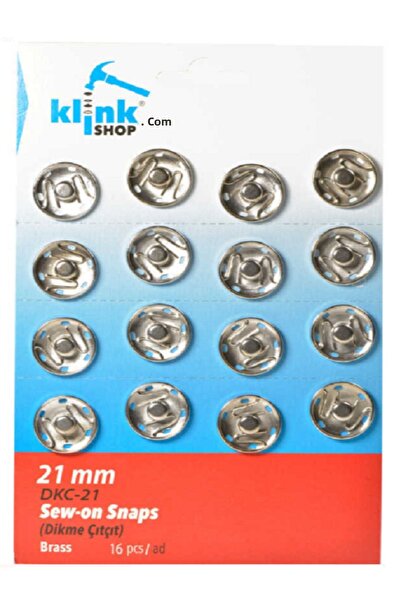 Klinkshop مسامير ديكست-21 ملم-أصفر عتيق-16 قطعة