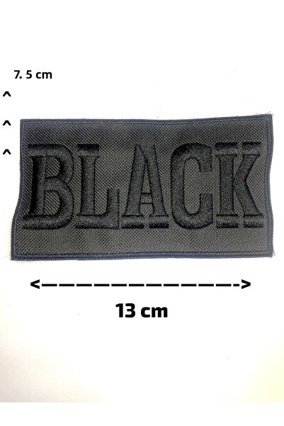 oldskoolbutik Broderie Neagra Arma 7,5x13 Cm