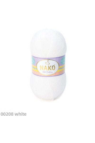 NAKO Elit Baby Anti-pilling Acrylic for Making Baby Cardigan Sweaters 100 g 2...