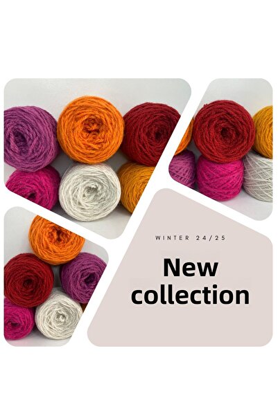 göçer Pachet de fire de tricotat 6 culori Macaron. Miezuri de mazăre 50gr, total 300 grame