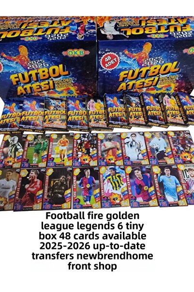 Emrah Gültekin فوت بول فاير جولدن ليج ليجيندز (6 صناديق صغيرة 48 بطاقة) 2025-...