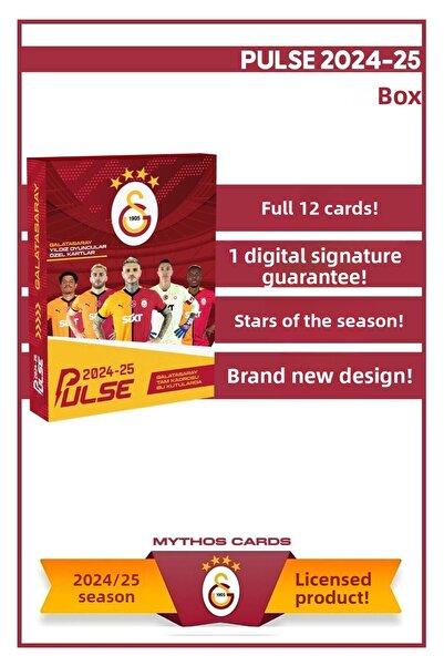 Galatasaray بطاقات لاعب كرة القدم النبضية 2024/25 - حزمة