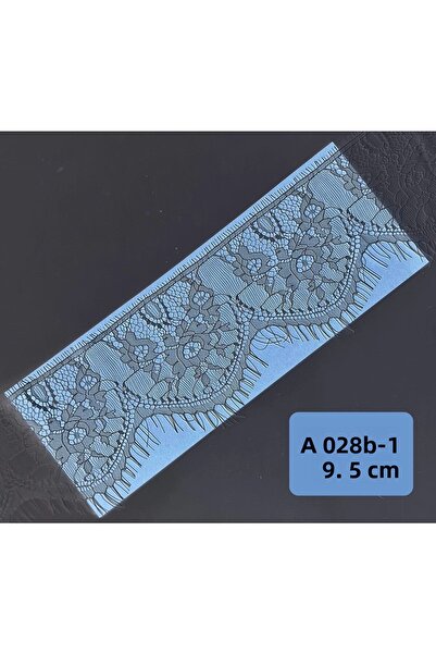 FASHİON DANTEL Bearded Lace (code A-028b-1) Width 9.5 Cm Length 3 Meters Blac...