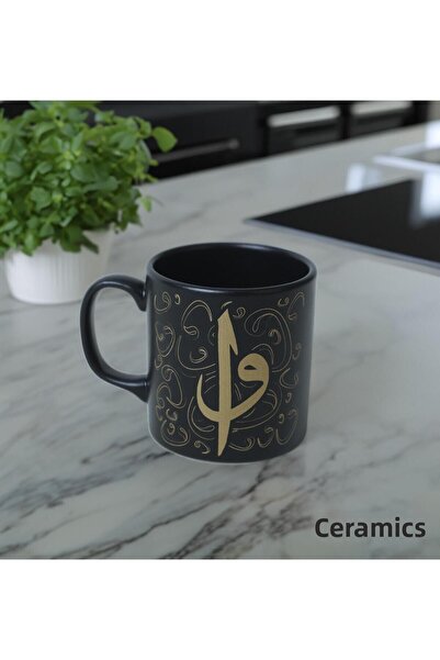 Keramika كوب أسود مطفي مقاس 10 سم