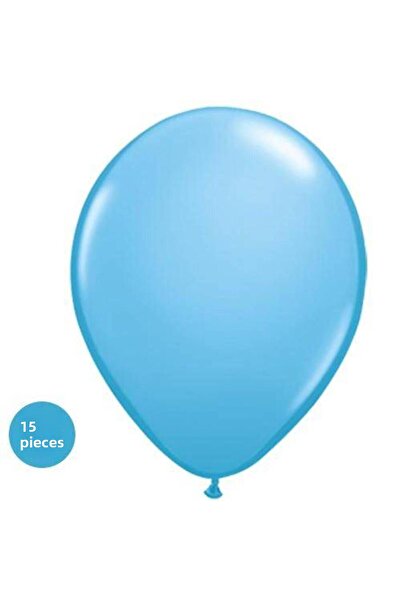 Parti Dükkanım بالون أزرق فاتح 15 قطعة