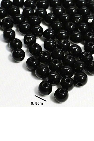 By MO Accessories 1 كجم من خرز أونيكس (أونيكس) 8 مم ~ 1300 قطعة من خرز أونيكس...