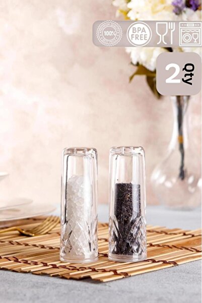 HOMENIVA Agave 2 Pieces Glass Salt and Pepper Shakers Set – Salt Shaker and Pepper Shaker