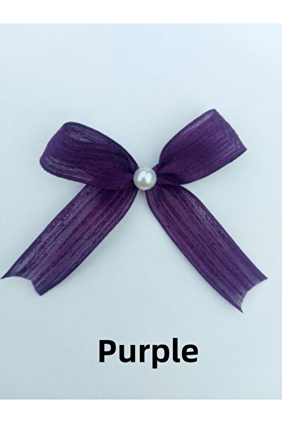 SEVİMLİ TASARİMLAR شريط كتان نابولي جاهز بفيونكة مزينة باللؤلؤ (20 قطعة)