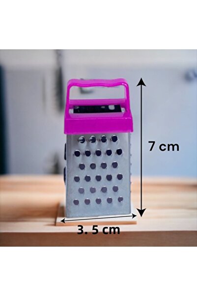 Dore Voir مبشرة ثوم معدنية صغيرة مزودة بمغناطيس - فوشيا