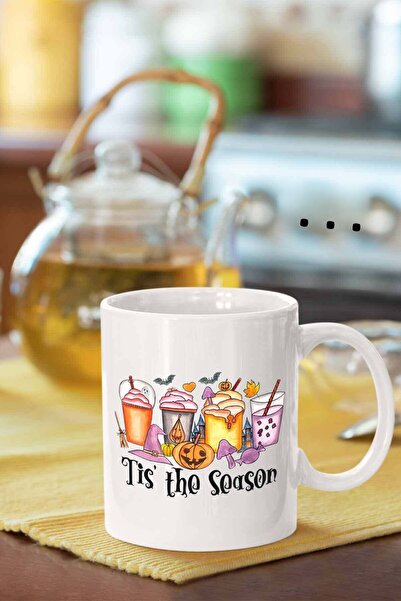 Piktorya كوب مطبوع عليه مشروبات الهالوين السعيدة