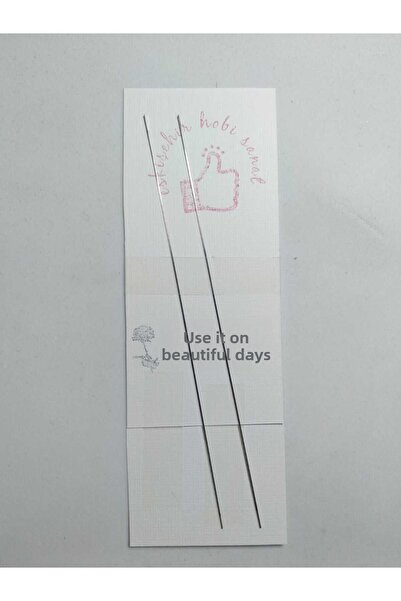 Eskişehir hobi sanat 12,6 εκ. 2 τεμάχια Karnıyarık Needle Beading Needle Μακι...